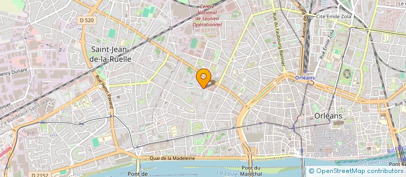 localisation de l'entreprise MADAME ELODIE DEGOU à ORLEANS