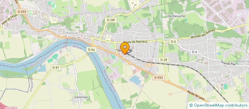 localisation de l'entreprise MADAME ELODIE DEGRAVE à TREVOUX