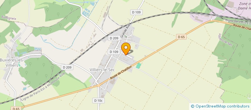localisation de l'entreprise MADAME ELODIE DELAYE à VILLIERS-LE-SEC