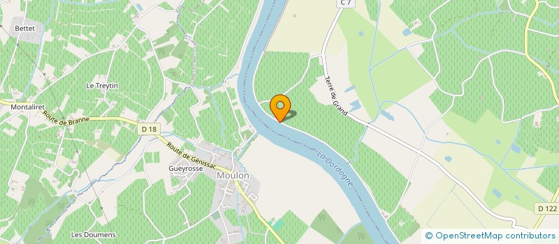 localisation de l'entreprise MADAME ELODIE DELCAMP  SAINT-SULPICE-DE-FALEYRENS