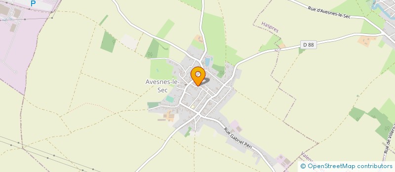 localisation de l'entreprise MADAME ELODIE DELCROIX à AVESNES-LE-SEC