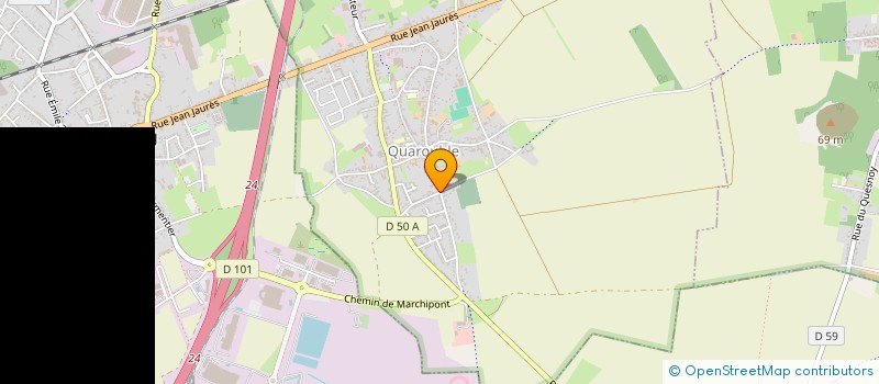 localisation de l'entreprise MADAME ELODIE DELELIS  QUAROUBLE