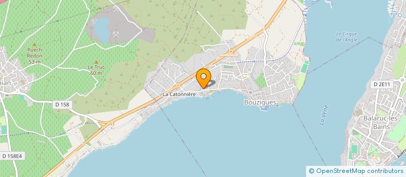 localisation de l'entreprise MADAME ELODIE DELEUZE  BOUZIGUES