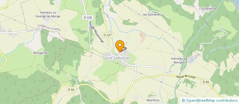 localisation de l'entreprise MADAME ELODIE DELICOURT  CHATEL-EN-TRIEVES