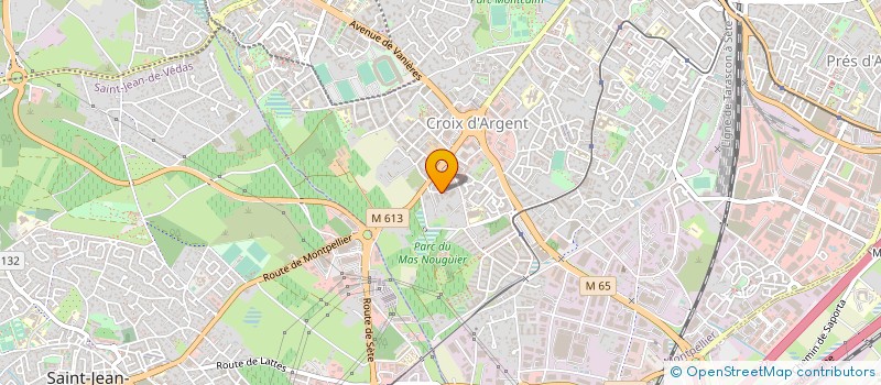 localisation de l'entreprise MADAME ELODIE DELMAS à MONTPELLIER