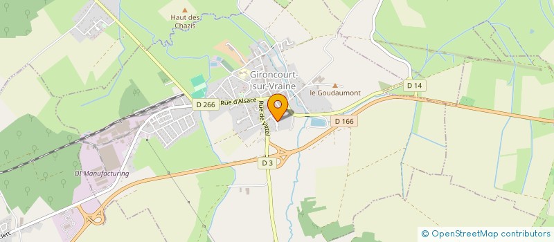 localisation de l'entreprise MADAME ELODIE DEMANGE  GIRONCOURT-SUR-VRAINE