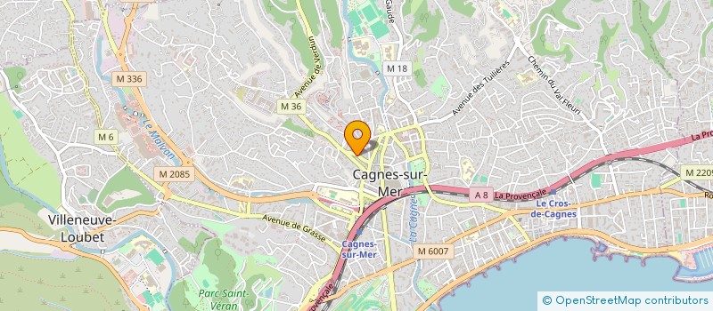 localisation de l'entreprise MADAME ELODIE DEMOUSTIER à CAGNES-SUR-MER