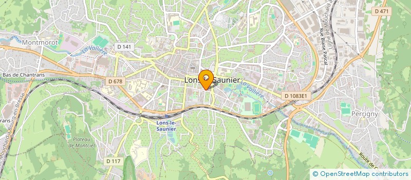 localisation de l'entreprise MADAME ELODIE DEPROST à LONS-LE-SAUNIER