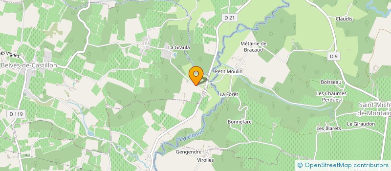 localisation de l'entreprise MADAME ELODIE DERFLA  BELVES-DE-CASTILLON