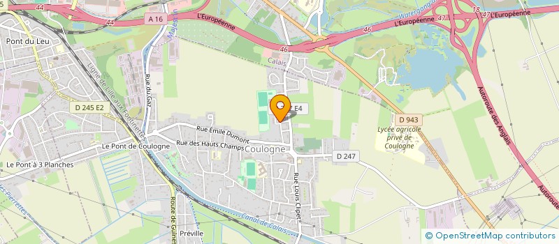 localisation de l'entreprise MADAME ELODIE DERNIS  COULOGNE