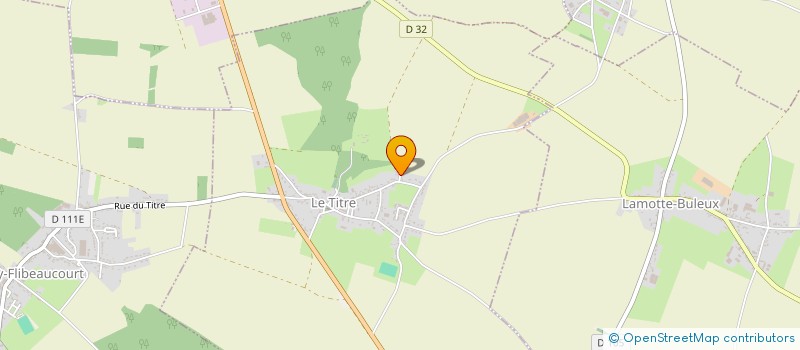 localisation de l'entreprise MADAME ELODIE DEROSIERE  LE TITRE