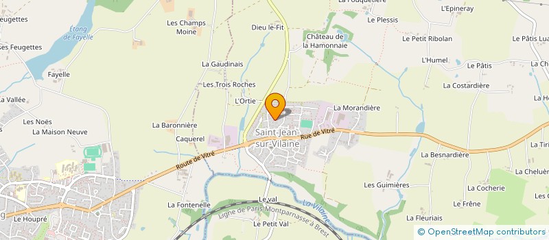 localisation de l'entreprise MADAME ELODIE DESBIN  SAINT-JEAN-SUR-VILAINE