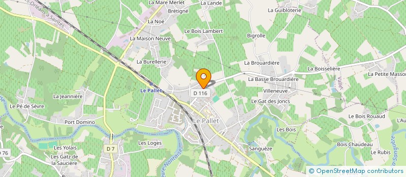 localisation de l'entreprise MADAME ELODIE DESCAMPS à LE PALLET