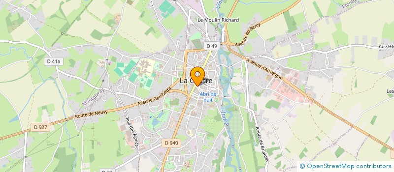 localisation de l'entreprise MADAME ELODIE DESCHAMPS à LA CHATRE