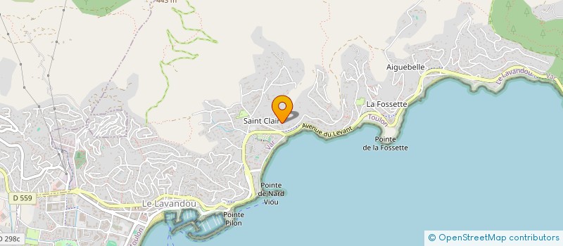 localisation de l'entreprise MADAME ELODIE DESEUSTE à LE LAVANDOU