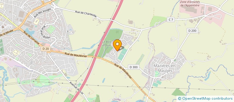 localisation de l'entreprise MADAME ELODIE DESLOGES à CHOLET