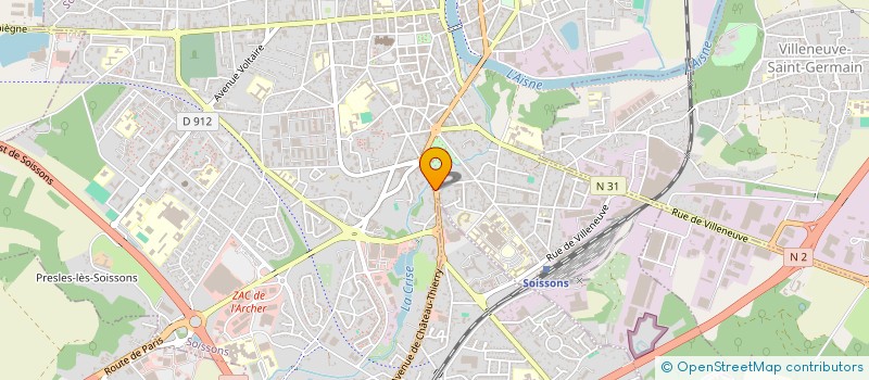localisation de l'entreprise MADAME ELODIE DESLOOVERE à SOISSONS