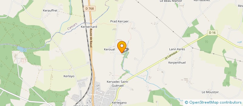 localisation de l'entreprise MADAME ELODIE DESMAS  PLUVIGNER