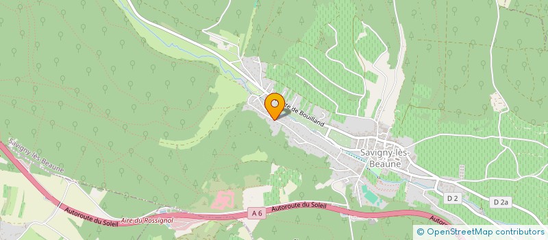 localisation de l'entreprise MADAME ELODIE DEUTSCHLER  SAVIGNY-LES-BEAUNE