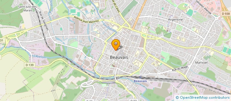 localisation de l'entreprise MADAME ELODIE DEVRAIGNE  BEAUVAIS