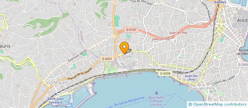localisation de l'entreprise MADAME ELODIE DI GIORGIO à ANTIBES