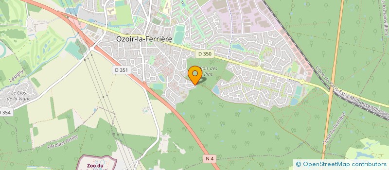 localisation de l'entreprise MADAME ELODIE DIAS  OZOIR-LA-FERRIERE