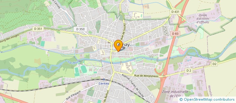 localisation de l'entreprise MADAME ELODIE DIDIER  WITTELSHEIM