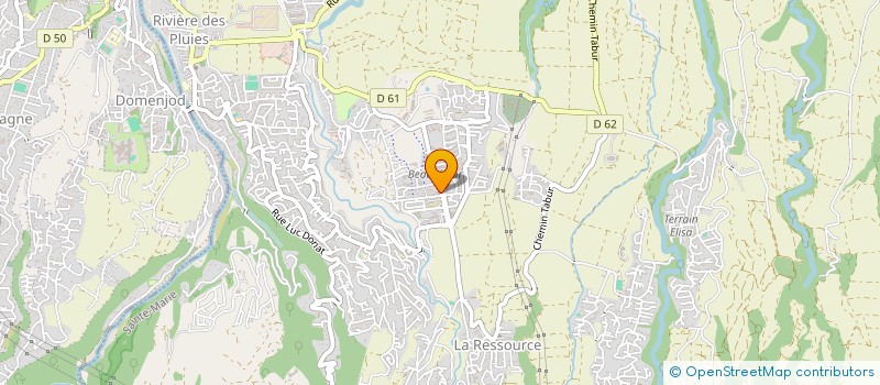 localisation de l'entreprise MADAME ELODIE DIJOUX  SAINTE-MARIE