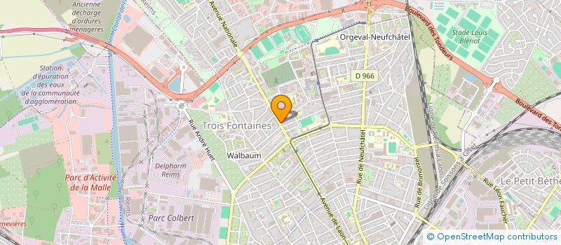 localisation de l'entreprise MADAME ELODIE DIOGO  REIMS