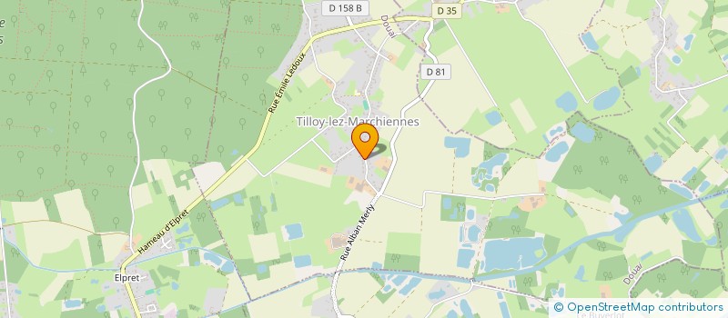 localisation de l'entreprise MADAME ELODIE DIOT à TILLOY-LEZ-MARCHIENNES