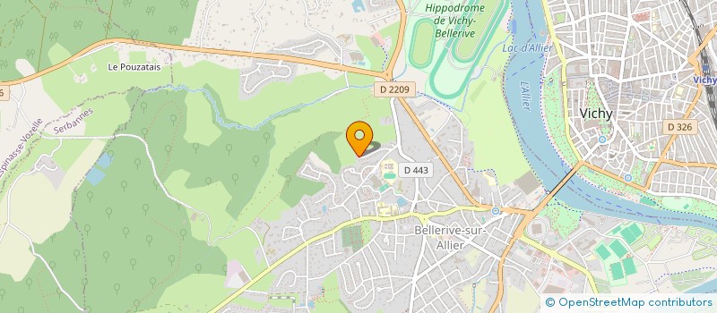 localisation de l'entreprise MADAME ELODIE DIOT  BELLERIVE-SUR-ALLIER