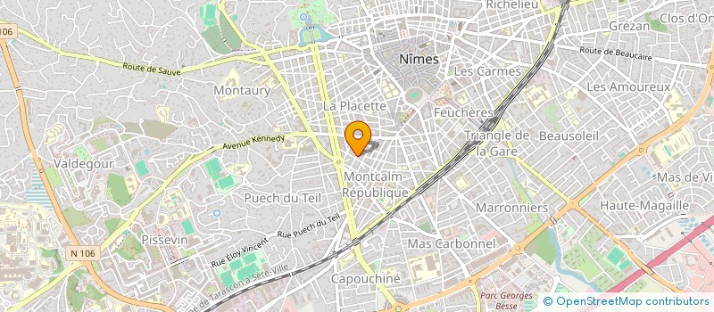 localisation de l'entreprise MADAME ELODIE DOLHADILLE  NIMES