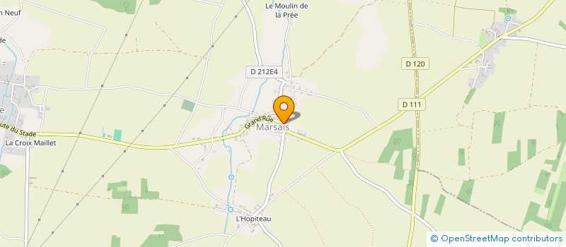 localisation de l'entreprise MADAME ELODIE DONZELLI  MARSAIS