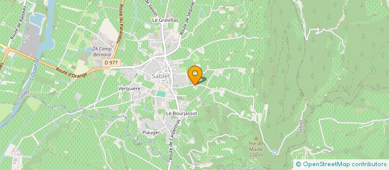 localisation de l'entreprise MADAME ELODIE DOUX  SABLET