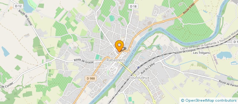 localisation de l'entreprise MADAME ELODIE DROUIN  RABASTENS