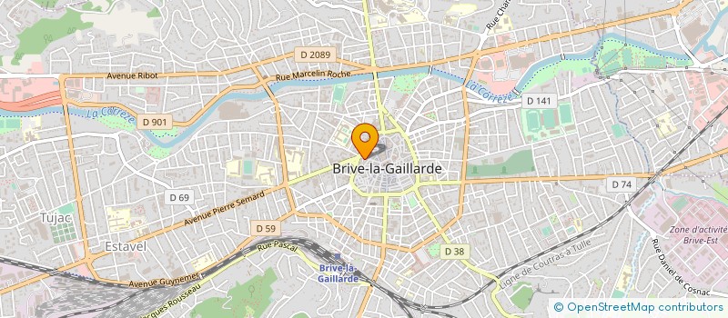 localisation de l'entreprise MADAME ELODIE DROYER à BRIVE-LA-GAILLARDE