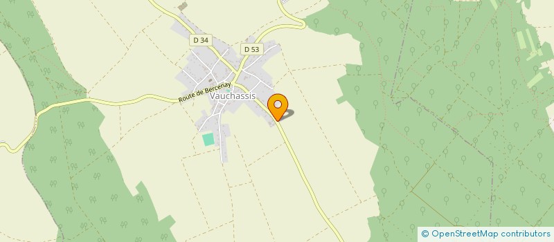 localisation de l'entreprise MADAME ELODIE DUBOSQ  VAUCHASSIS