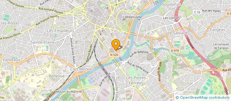 localisation de l'entreprise MADAME ELODIE DUBRAY à LIMOGES