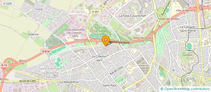 localisation de l'entreprise MADAME ELODIE DUCHESNEY à CAEN