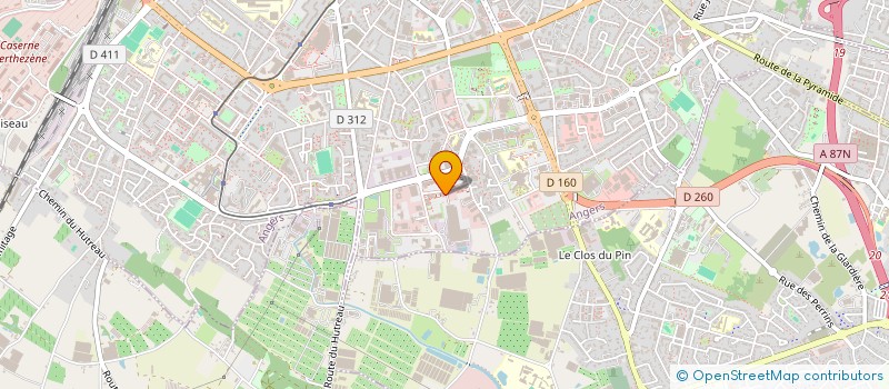 localisation de l'entreprise MADAME ELODIE DUCROCQ à ANGERS