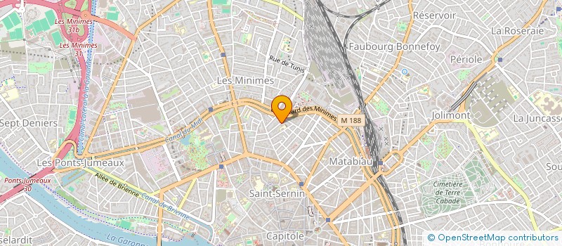 localisation de l'entreprise MADAME ELODIE DUFOUR  TOULOUSE