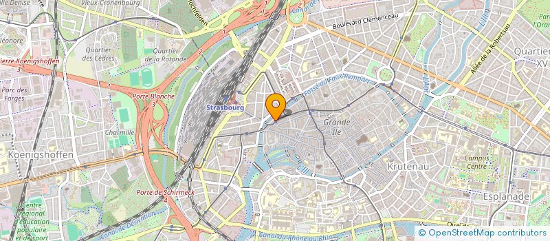 localisation de l'entreprise MADAME ELODIE DUFOUR à STRASBOURG
