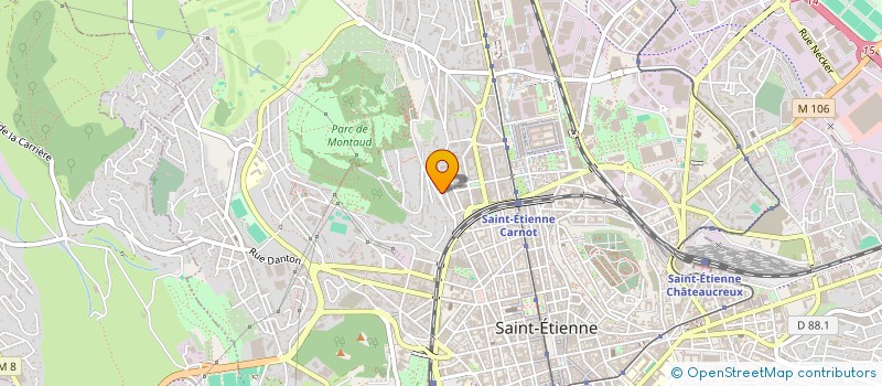 localisation de l'entreprise MADAME ELODIE DUFOUR  SAINT-ETIENNE