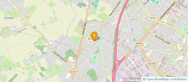 localisation de l'entreprise MADAME ELODIE DUHOO  RONCQ