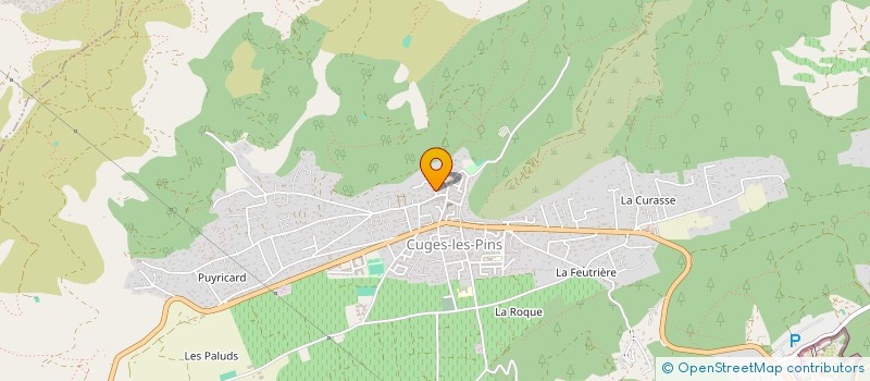 localisation de l'entreprise MADAME ELODIE DULAC  CUGES-LES-PINS