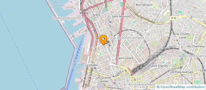 localisation de l'entreprise MADAME ELODIE DUMESTE  MARSEILLE