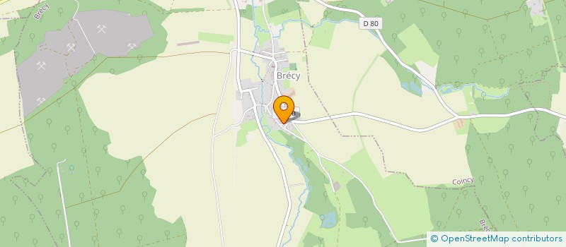 localisation de l'entreprise MADAME ELODIE DUMEZ  BRECY