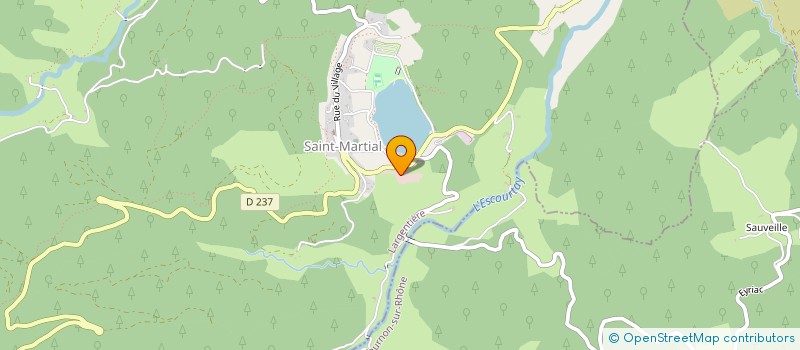 localisation de l'entreprise MADAME ELODIE DUMOND  SAINT-MARTIAL
