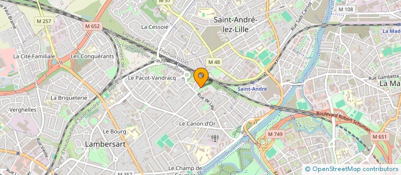 localisation de l'entreprise MADAME ELODIE DUMONT à LAMBERSART