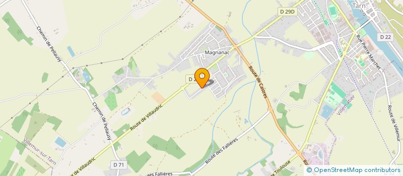 localisation de l'entreprise MADAME ELODIE DUMOULIN  VILLEMUR-SUR-TARN